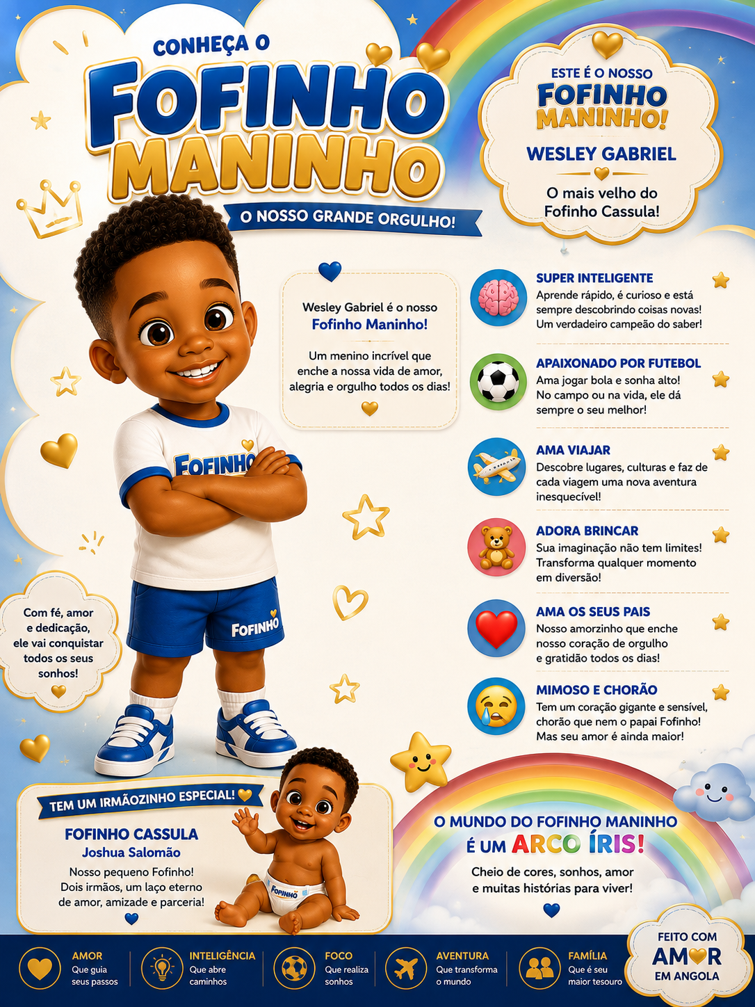 Fofinho Maninho, mascote menino da marca Fofinho